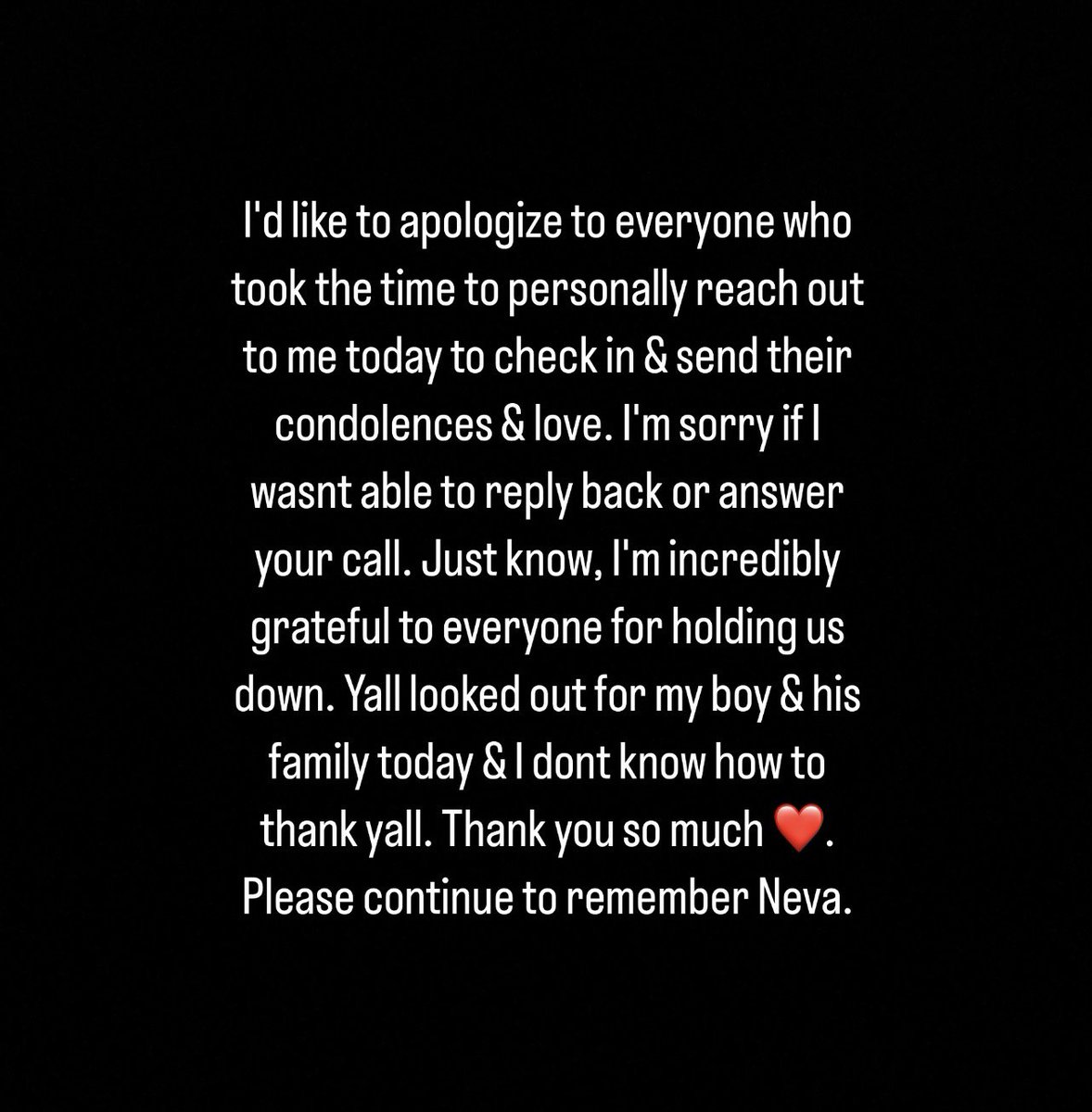 Thank you so much everyone. To all my DJs, yall showed the fuck out 🙏🏼🥺 yall did my boy proud. I'm honored to be a part of this community. RIP <a href="/djneva/">DJ Neva</a> 🐼