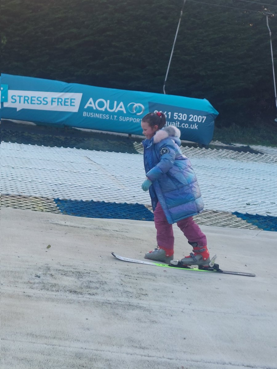 Getting to grips with skiing in the Winter sun #widerachievement #confidentindividuals