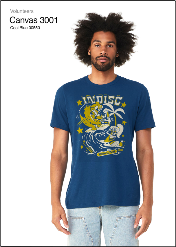 INDISC and The Open IFPA World Championships are only 56 days away!

We're excited to share our 2024 t-shirt art.

INDISC takes place Jan 4-7th at the Riverside Convention Center. Tickets are available at indisc.com. We hope you'll join us!