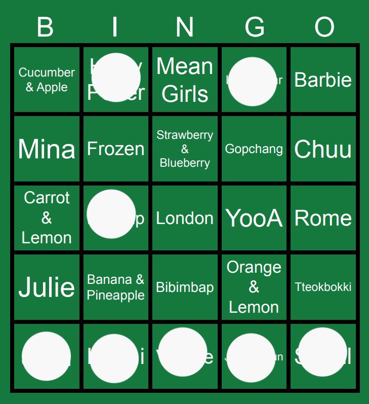 SHIROMlRU's tweet photo. Sorry for being late but BINGO! @collatedstars https://t.co/nDghAjsFr6