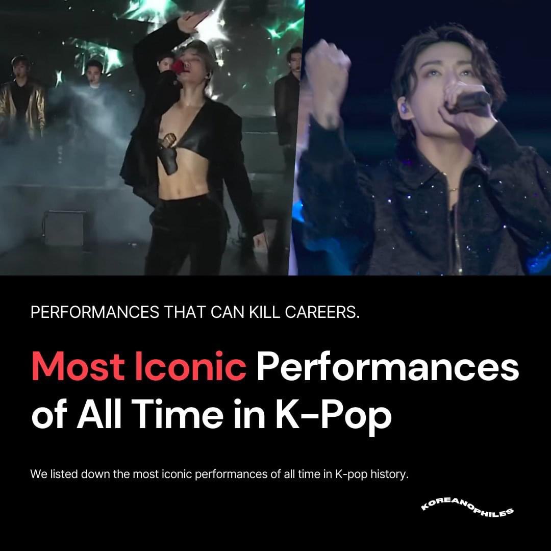 IT CAN KILL 10 CAREERS. 😱 Whether it’s on stage, on screen, or online, these performances showcase the talent and creativity of K-pop. We listed down the most iconic performances of all time in #Kpop history. FULL STORY: koreanophiles.co/most-iconic-pe… #KAI #EXO #Jungkook #BTS