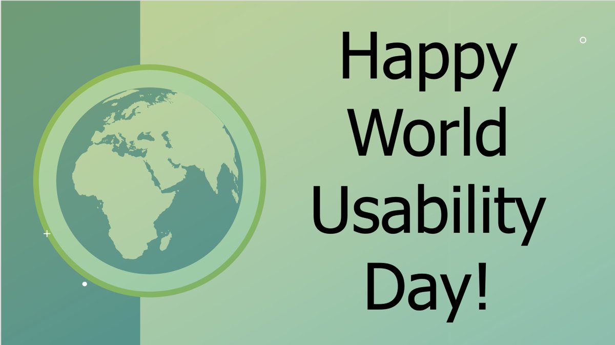 Today is World Usability Day, connecting human-computer interaction #hci, the #ux community and those inspired to create inclusive designs. Celebrate by checking out great accessibility resources from orgs like <a href="/UXPA_Int/">UXPA International</a> and <a href="/w3c_wai/">W3C Web Accessibility Initiative (WAI)</a>.
#WorldUsabilityDay #UserExperience