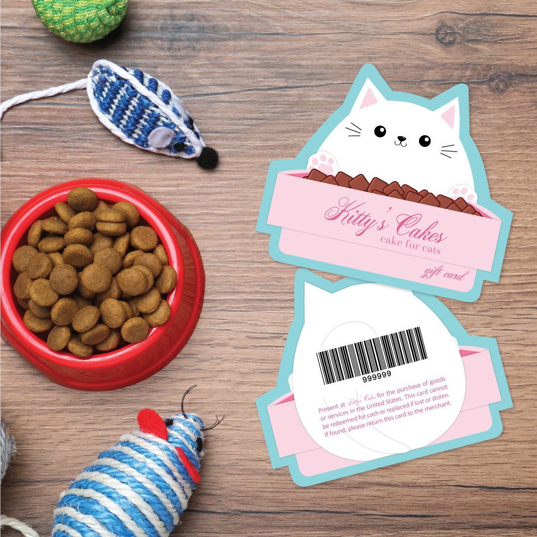 We don't need to tell you how cute your Gift Cards can be, we'll just show you! #giftcards #smallbusiness #cutedesigns