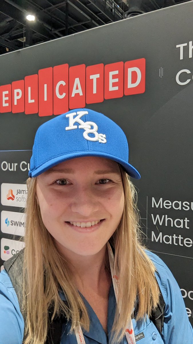 Current status: hanging out at #KubeConNA. Thanks <a href="/replicatedhq/">Replicated</a> for the hat.