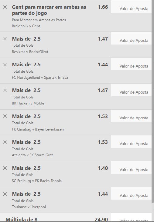 JMV Tips🏅 on X: BINGO IMPOSSÍVEL ODD 854🔥 0,1un Quais times vão nos dar  o red e pq o Santos?rsrs Usem as análises para montar a de vocês, ontem  ficamos por 1