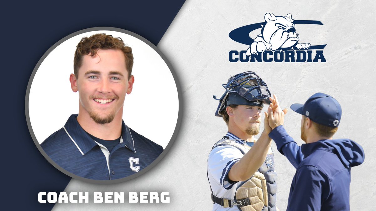 ⚾ | <a href="/cunebaseball/">Bulldog Baseball</a> NEWS: Ben Berg tabbed as lead assistant on Coach Dupic's baseball staff - cune.edu/athletics/team…

Ben Berg: "I’m incredibly excited to move into this role and continue to give back to the Concordia Baseball program."
