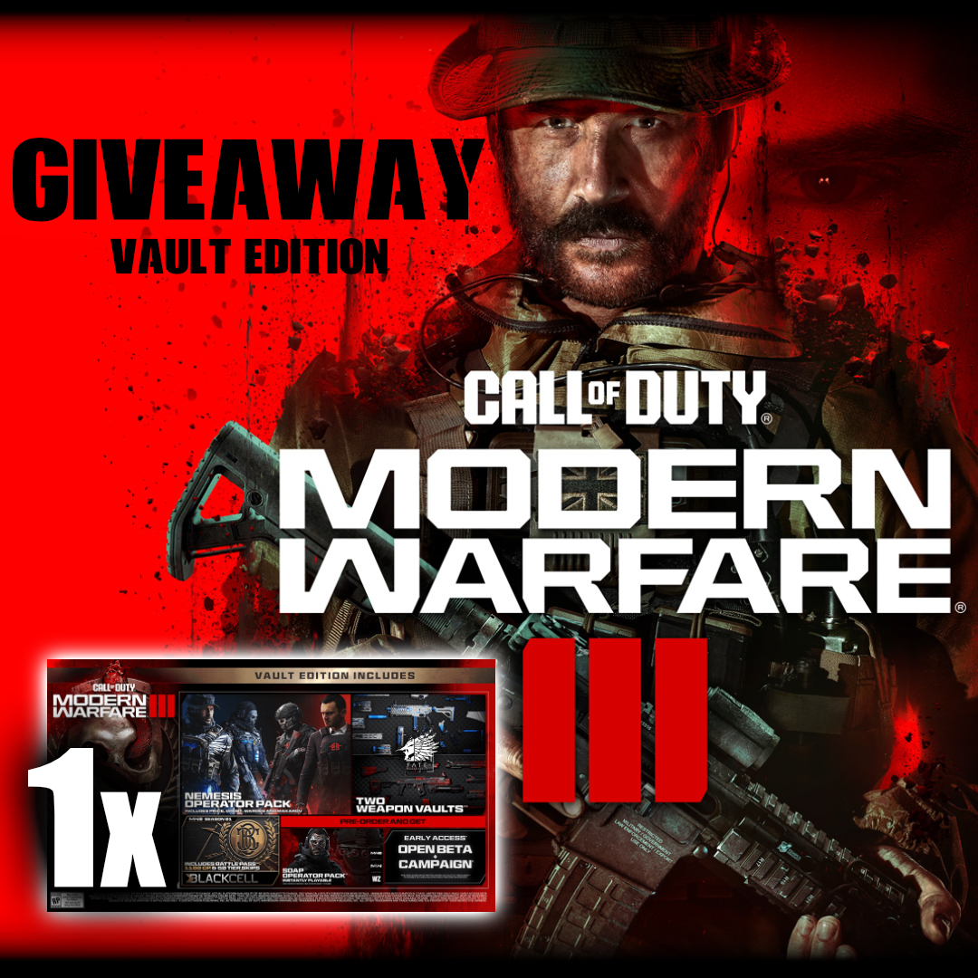 NoTimeW3's tweet photo. 💥MW3 Vault Edition Release Giveaway💥

Wir verlosen eine PS5 Vault Edition vom neuen Call of Duty Modern Warfare III (110€)🎁

Teilnahmebedingungen📍

▶️ @lenimaria_ &amp; @NoTimeW3 folgen❤️
▶️Retweeten🔄
▶️2 User markieren✏️

Auflösung am 12.11.2023🍀

#MW3 #MWIII #CallofDuty 🎮 https://t.co/OIRN8yX5E1