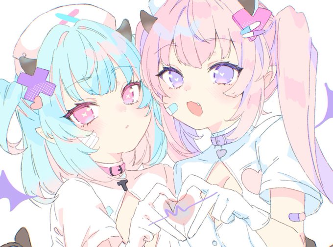 双子サキュバスナースちゃん 