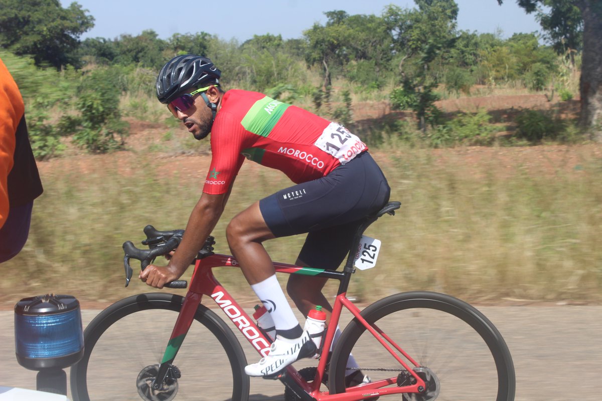 Les six coureurs marocains au #TourduFaso2023: Rahmou Anouar, Ibrahim Essabahy, Adi El Arbaoui, El Houcaine Sabbahi, Oussama Khafi. 
#BurkinaFaso #Lwili #Morroco
