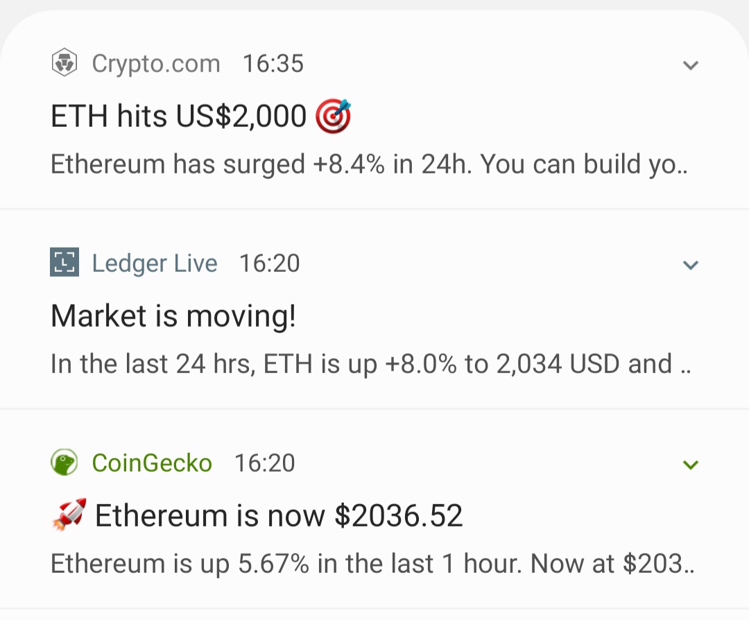 It's one of those days innit.

We all deserved it! 🤝🏻 $ETH