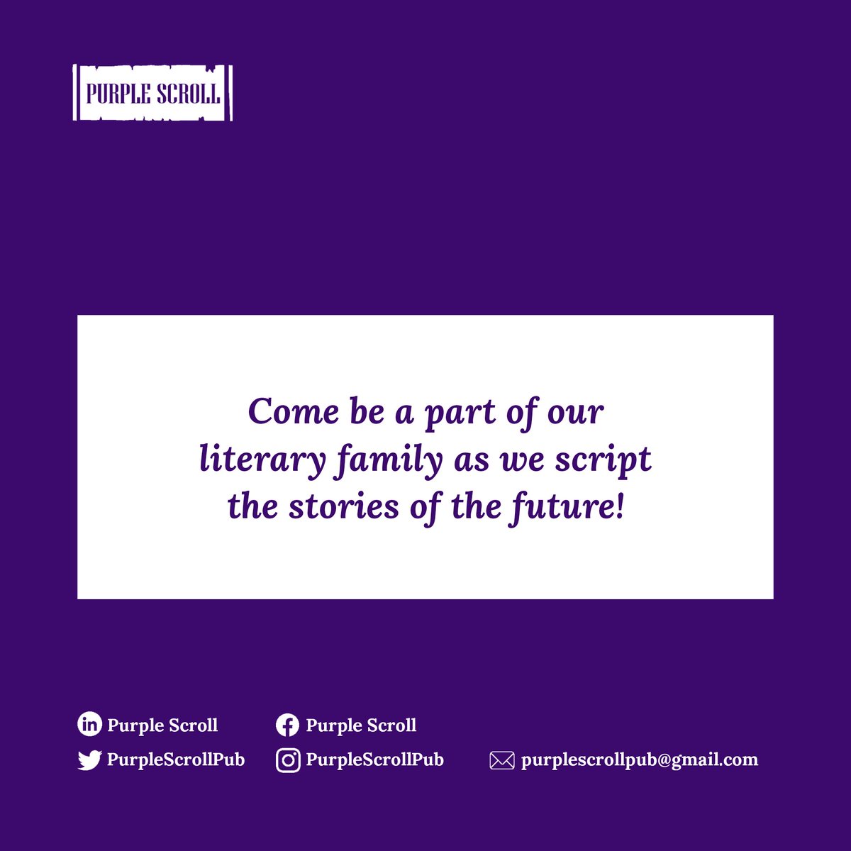 We are a publishing house dedicated to giving voice to the words of history-makers and prestigious minds, as well as the stories that shape our world.

Welcome to our Purple World!

#publishinghouse #publishing #publisher #books #nigerianbooks #nigerianauthors #africanauthors