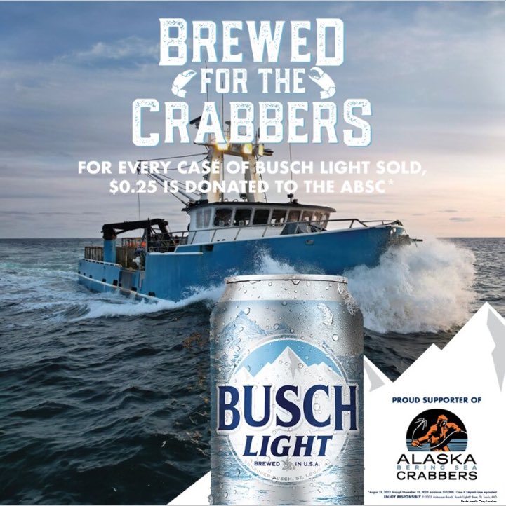 PUB CRAWL in Ballard! We are raising $ for Alaska Bering Sea Crabbers! Busch Light is organizing this event! Raffles at each pub, and I may do the crab dance! 🦀🍺

🗓️ Nov. 10th

📍Bad Alberts @ 7 – 7:45 PM
📍Lock &amp; Keel @ 8 – 8:45 PM
📍Shingletown @ 9 – 9:45 PM
📷: Cory Lescher