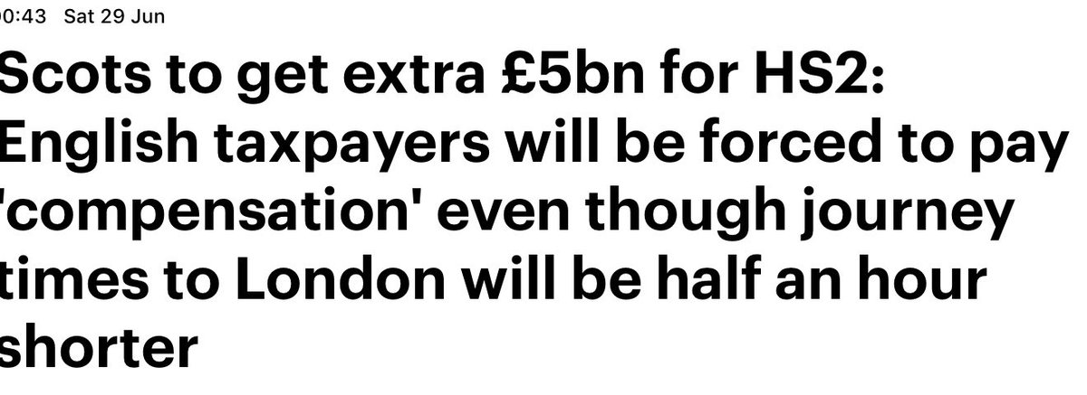 @pissouri_villa @AgentP22 And…… This happened yrs ago when the decision  was made that it wouldn’t come north
Maybe you need to thinks about was where this additional £5 billion went and why you haven’t heard this