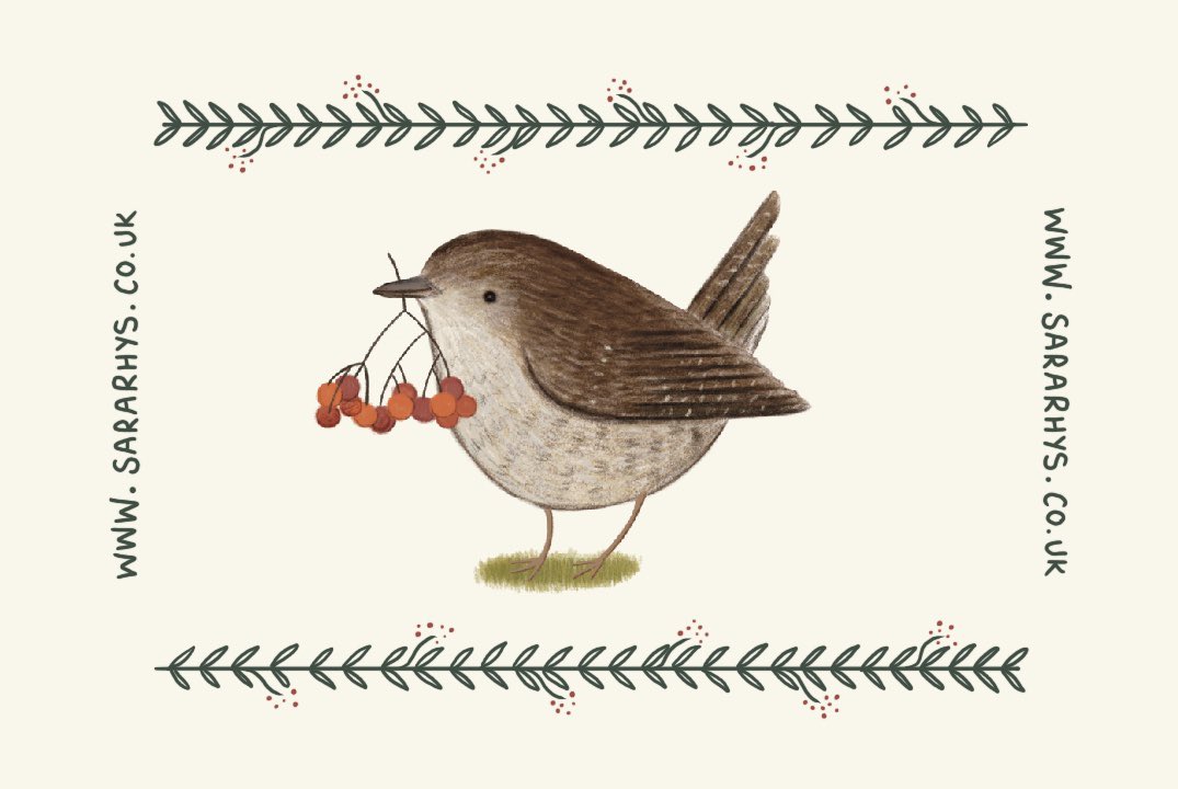 New seasonal business cards for the upcoming Xmas markets