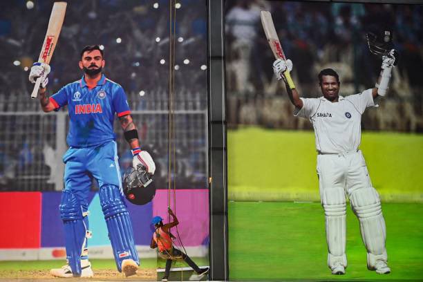 Virat Kohli's record breaking 49th ton is getting framed in hall of fame of Eden Gardens just beside Sachin but some people on twitter said he will never get respect like Sachin Tendulkar 🤣