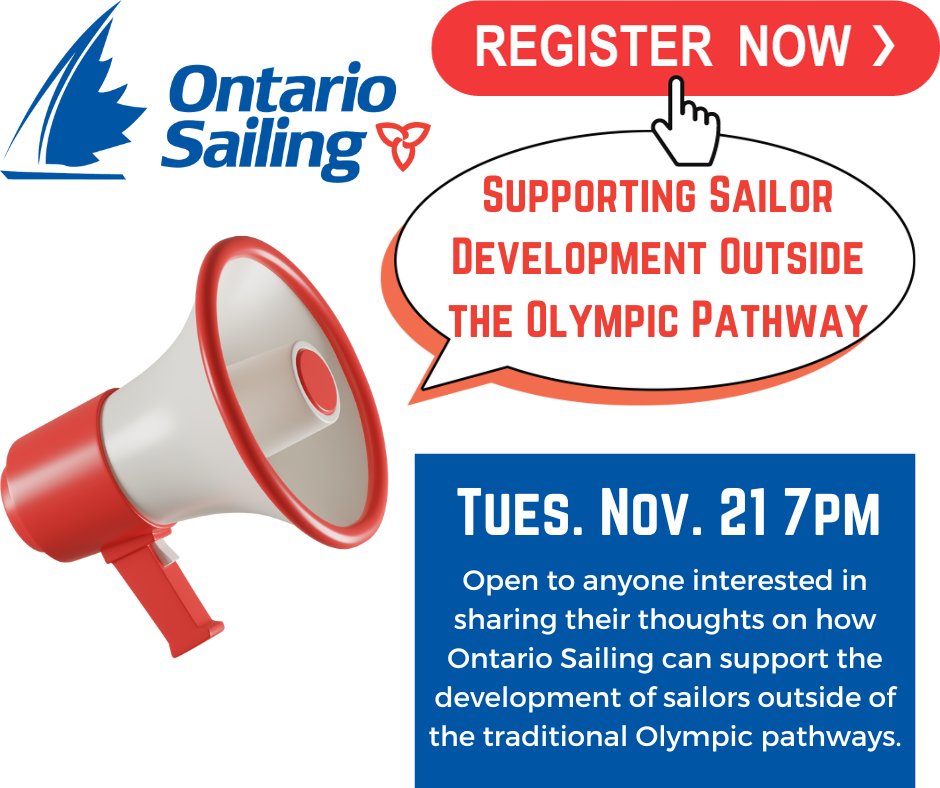 We want YOUR feedback on how we can better support sailors outside of the traditional Olympic pathways. Preregister to join us at this brainstorming session: us06web.zoom.us/meeting/regist…
