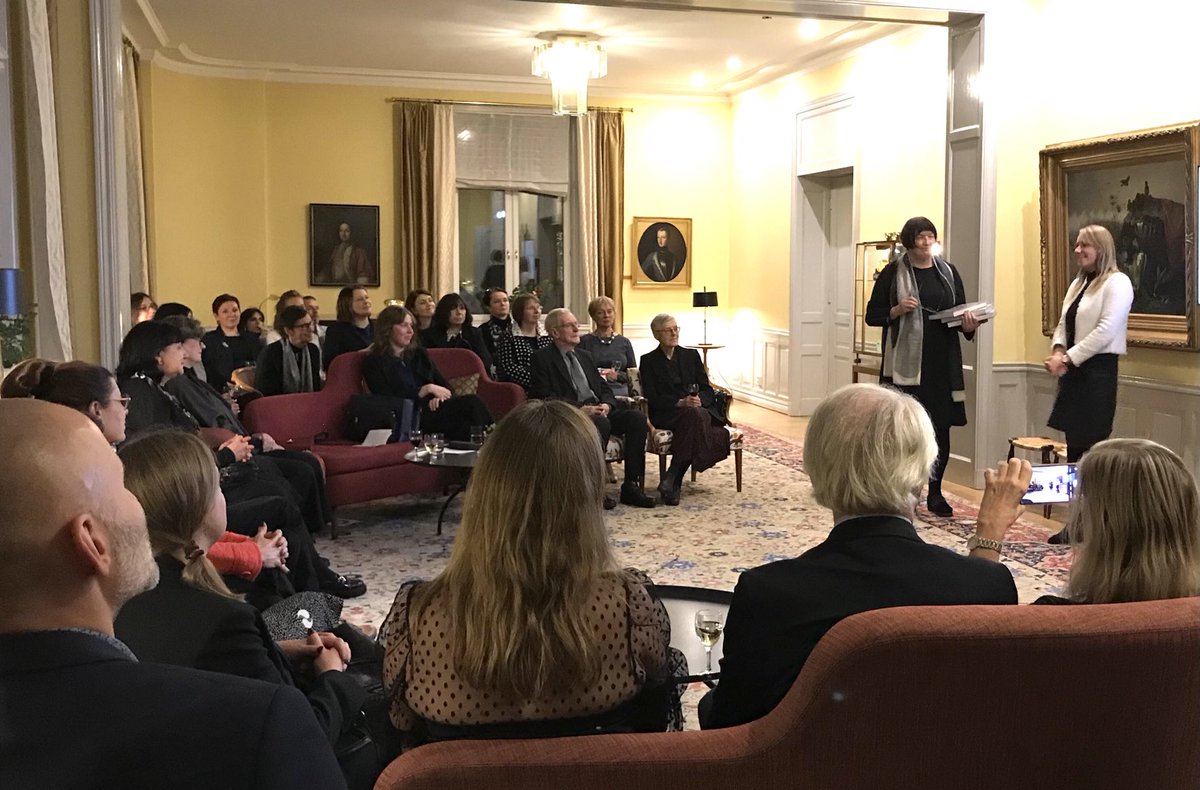 “A night of celebrations: of friendship, collaboration and of the power of Art. And of museums as the keepers of memories.” Reception in honour of 🇱🇻artist Jāzeps Grosvalds and the retrospective created by the 🇱🇻National Museum of Art and Värmlands museum🇸🇪