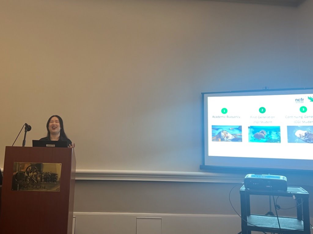 ahDang_it's tweet photo. Excited to share my academic buoyancy research for the first time at the @NCFR 2023 conference today! Grateful for the opportunity to connect with family scientists and learn from their work. Special thanks to @UNT_EPSY Amanda LeFils-Price for taking these photos #NCFR23 https://t.co/Lc9OTliSzP