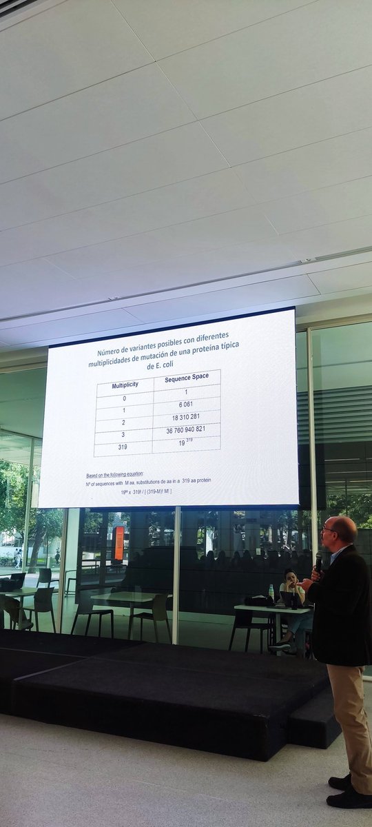 CBFTEC's tweet photo. "Diseño de proteínas con IA" con el Dr. Lorenzo Patrick Segovia Forcella IBT-UNAM en el marco del Simposium CBF Tec - IBT UNAM https://t.co/3b46eljOh6