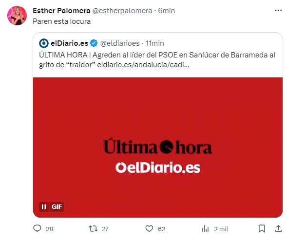 katallassein's tweet image. Cuando a alguien de derechas le pegan un puto tiro en la cara/cuando a alguien del PSOE le dan un empujón