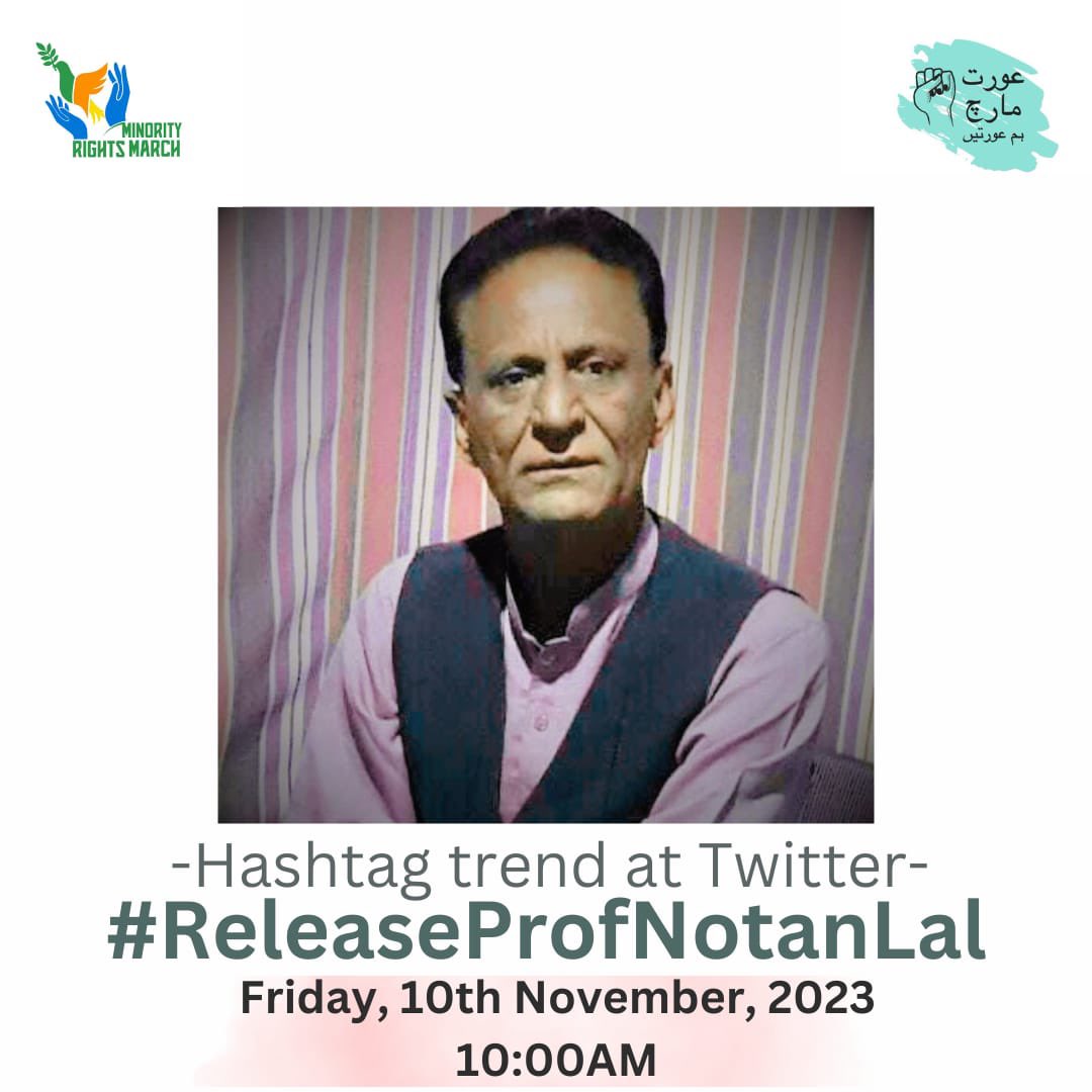 aqliyatihuqooq's tweet photo. Notan Lal, a Hindu school principal, was falsely accused of blasphemy in an FIR on September 14, 2019. The 59-year-old was detained the following day, leading to further anti-Hindu violence in Ghotki, resulting in the vandalism of a well-known temple, Shree Krishna Mandir.🧵 https://t.co/UZuG8D8T1p