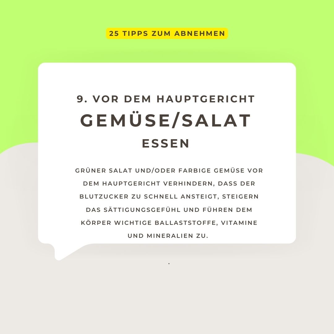 Man sollte grünen Salat und/oder farbige Gemüse nicht als Beilage, sondern vor dem Hauptgericht essen. Diese Reihenfolge verhindert einen raschen Anstieg des Blutzuckers, was die Hauptursache von #Übergewicht, #Fettleibigkeit und Typ2 Diabetes ist.