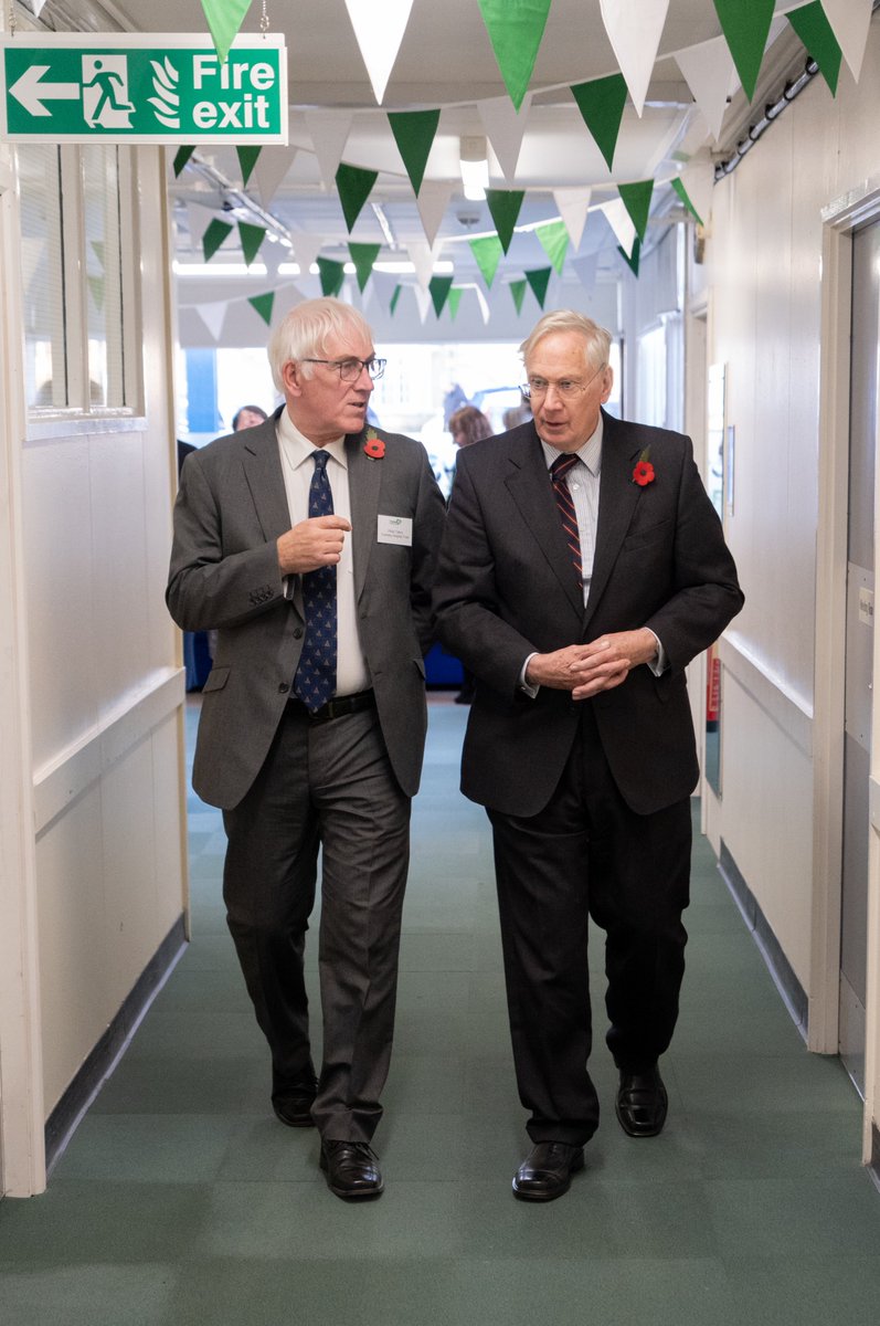 HRH The Duke of Gloucester was invited to cut the special 25thanniversary cake which was enjoyed by guests, staff and patients at the hospice. #Kettering
