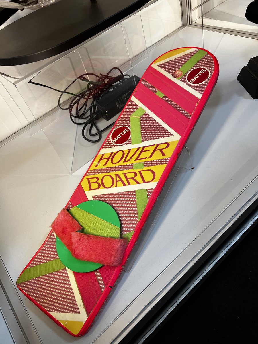 Marty McFly on Hoverboard — Secret Compass, image size:900x1200