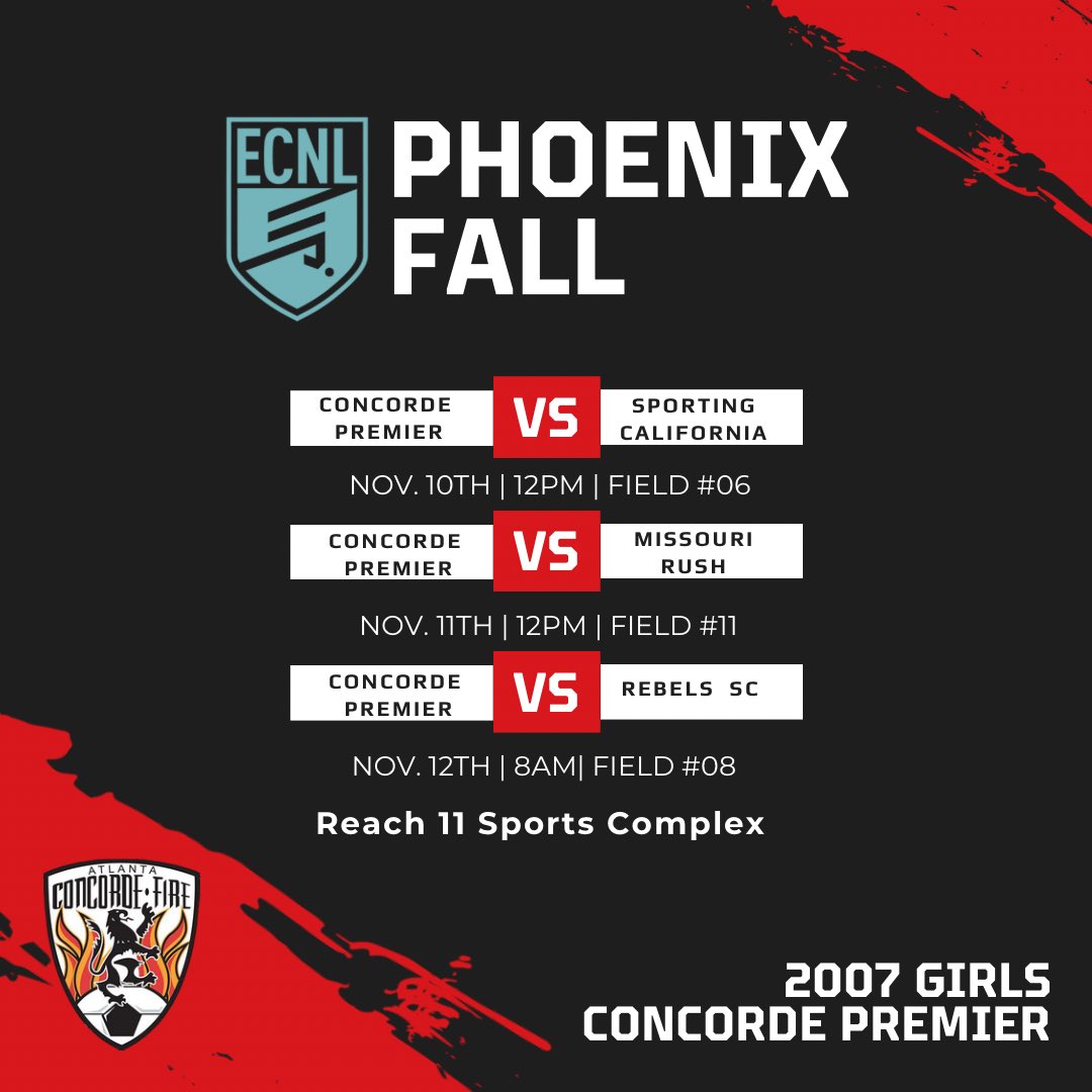 Ladies are excited to ✈️ to #PHX for some great soccer. Have several great 2025’s still uncommitted so come check us out.  <a href="/ImYouthSoccer/">ECNL/GA/Recruiting/College Soccer</a> <a href="/ECNLgirls/">ECNL Girls</a> <a href="/ECNLSoutheast/">ECNL Southeast Girls</a> <a href="/ConcordeSoccer/">Concorde Fire Soccer</a> 
Safe travels everyone