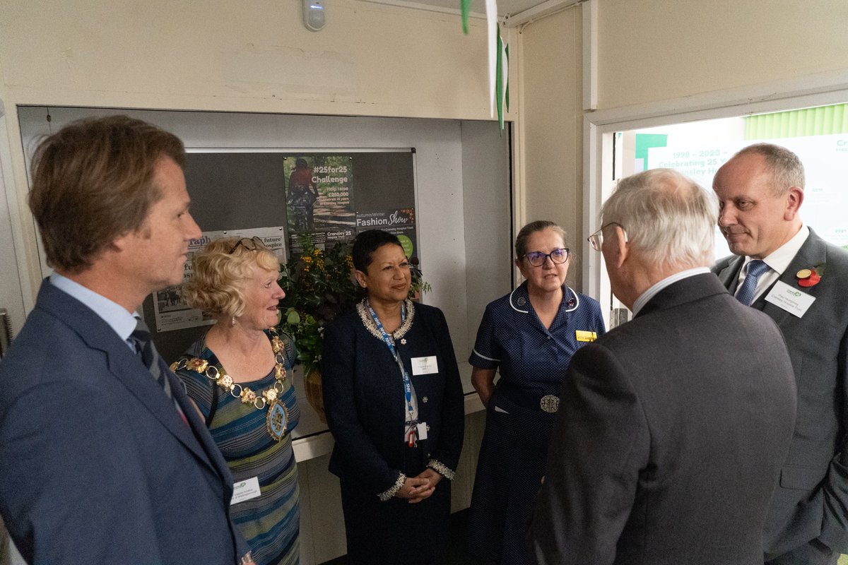 HRH The Duke of Gloucester visited Kettering on Tuesday, 7th November, to honour the 25th Anniversary of Cransley Hospice, and to learn about the bright future of palliative and end of life care in North Northamptonshire from the team at Cransley Hospice Trust. @cransleyhospice
