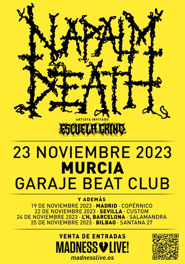 Napalm Death (@officialND) on Twitter photo 2023-11-09 16:31:23