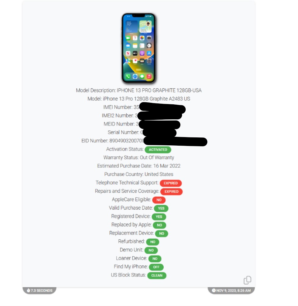 T-MOBILE USA, DONE 3 Days

ICLOUD CLEAN USA