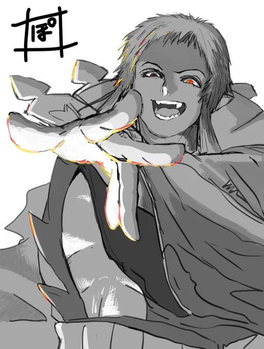 別垢で描いた松永久秀見てね#英傑大戦 