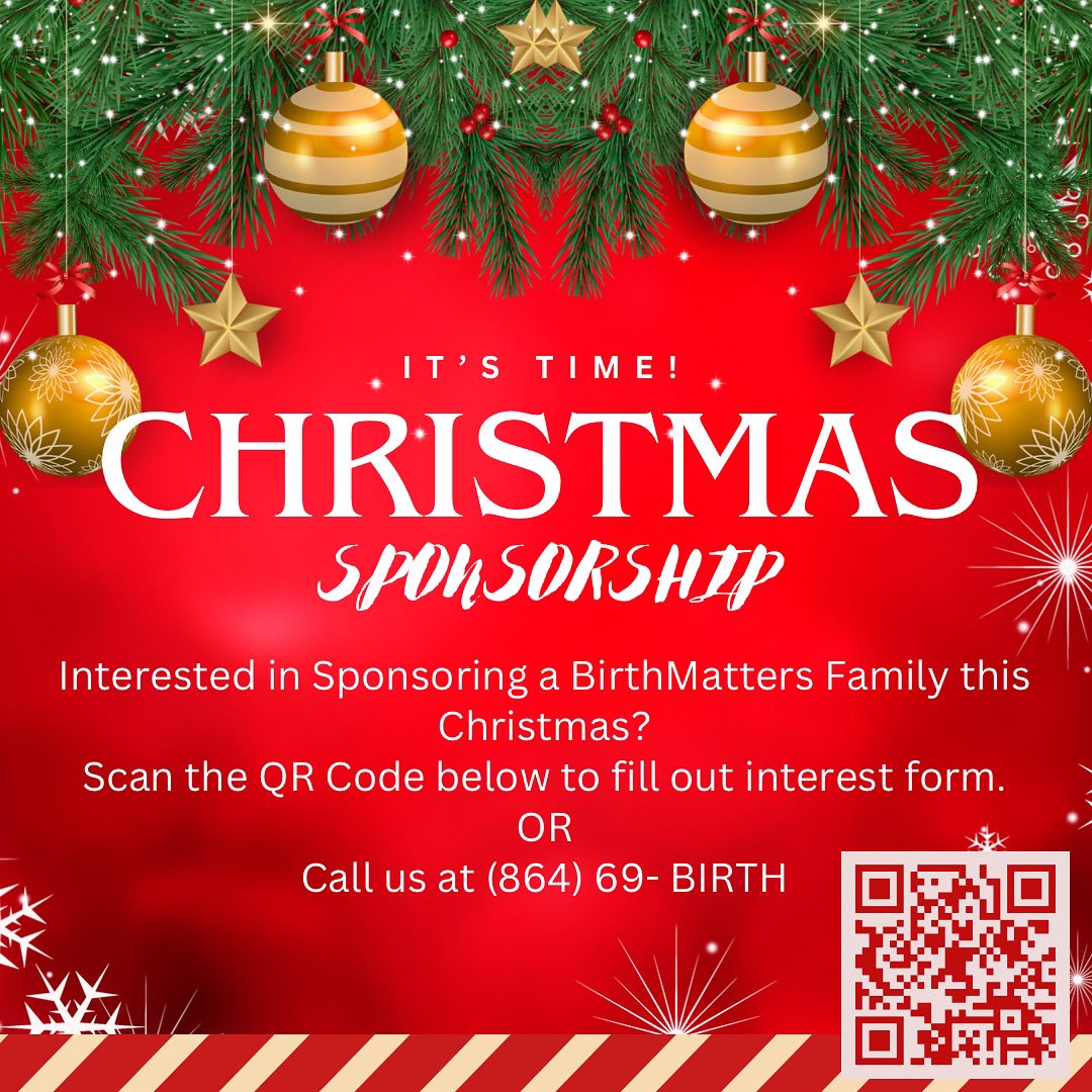 It’s Time! 🎄

The holiday season is right around the corner. Our Christmas Sponsorship is now available. We thank you for your interest and support for wanting to help a family this Christmas! 🫶🏾

Scan the QR code for our Interest Form OR click link👇🏽

docs.google.com/forms/d/e/1FAI…