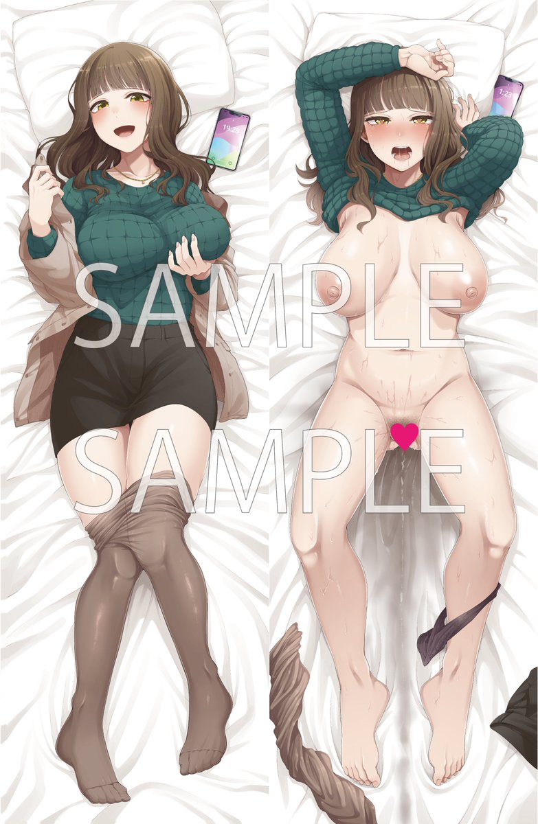 【11月26日まで予約受付中】
右端(@migi_haji )先生描き下ろし
成人漫画作品『窓越の飴色』ヒロインのハルちゃん抱き枕カバーです!
↓
https://t.co/r5TfaaIms4 