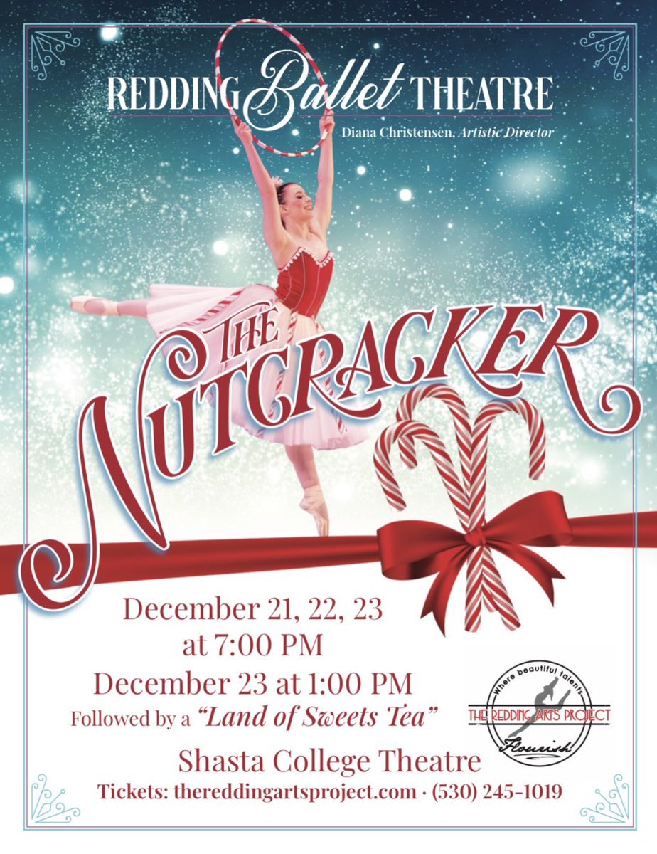 DianaChristensn's tweet photo. ✨ The Nutcracker Tickets! https://t.co/TntvvXKMdz
Embark on a magical journey with Clara and her nutcracker prince through a winter wonderland filled with whimsical characters, and Tchaikovsky's enchanting music. 
December 21, 22, 23 7:00PM
Matinee December 23, 1:00PM https://t.co/tNWobSuONe