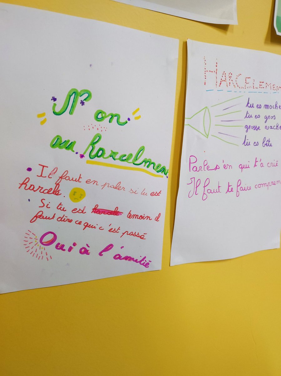 💚 #NAH 💚
Semaine de mobilisation contre le harcèlement scolaire dans le collège
#NonAuHarcelement #parcourscitoyen #engagement #bienetredeleve 
@ac_normandie @Dsden14