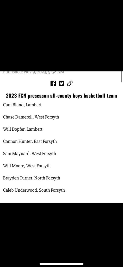 Cannon Hunter (@cannonhunter10) on Twitter photo Blessed to be selected preseason all county for basketball. Basketball is right around the corner. <a href="/EastForsyth_MBB/">East Forsyth Men’s Basketball</a> <a href="/MOMINTOFTRUTH/">Marlin (Mo) Lynch III</a> Blessed to be selected preseason all county for basketball. Basketball is right around the corner. <a href="/EastForsyth_MBB/">East Forsyth Men’s Basketball</a> <a href="/MOMINTOFTRUTH/">Marlin (Mo) Lynch III</a>