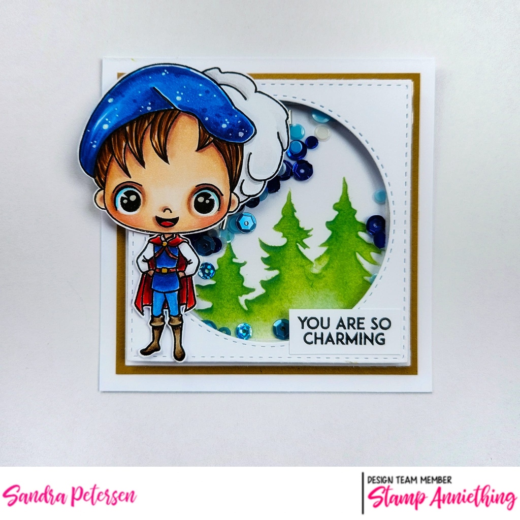 StampAnniething's tweet photo. Looking for a prince to sweep you off your feet? Look no further than Prince - You are So Charming! This perfect prince is not only kind and brave, he'll also steal your heart! Add a touch of royal romance to your cards and craft projects today! 
#cardmaking #stamping https://t.co/lkYyr9Njx9
