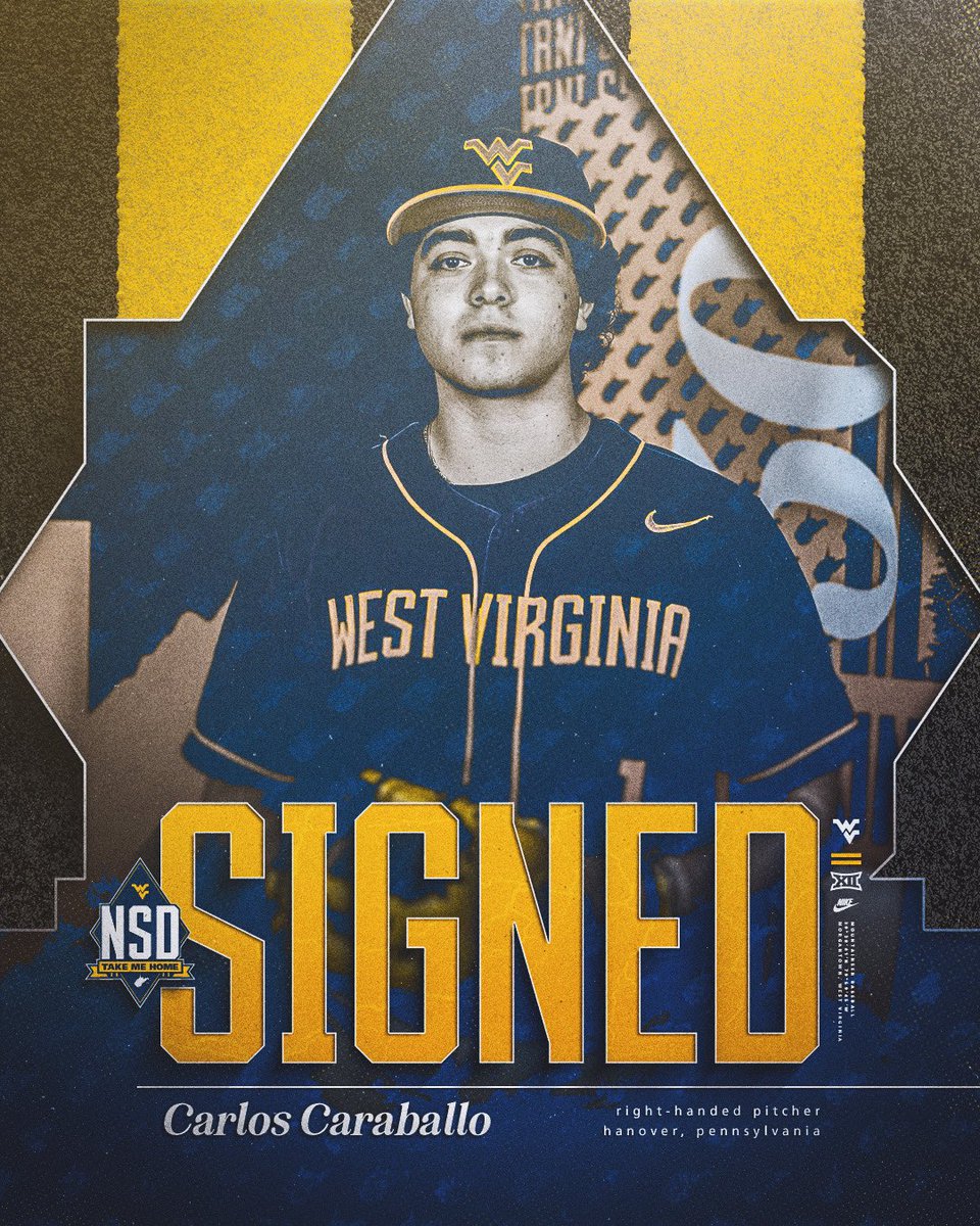 𝓢𝓲𝓰𝓷𝓮𝓭 ✍ Welcome to Morgantown, Carlos! #HailWV