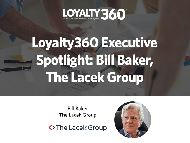 In this Executive Spotlight, Bill Baker–Lacek's CEO, talks with <a href="/Loyalty360/">Loyalty360</a> about celebrating our 30th anniversary, the evolution of brand devotion, and new technologies that will impact the future. (p.8)

bit.ly/TLG_L360_BB

#marketing #loyalty #branding #anniversary