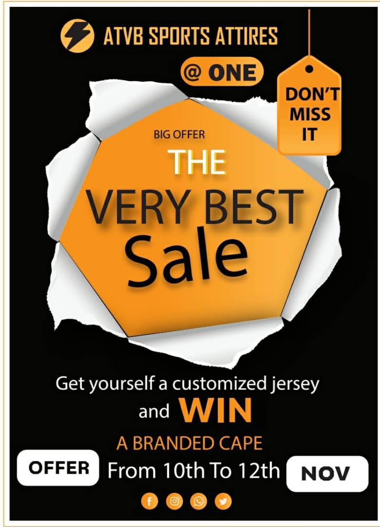 🚨🎉 EXCITING NEWS! 🎉🚨
ATVB is celebrating its 1-year anniversary in style! Starting 10th Nov, every custom jersey purchase comes with a FREE branded cape! 🧢 Embrace your inner sports style and don't miss out on this limited-time offer!
#ATVBAnniversary #Promo #CustomJerseys