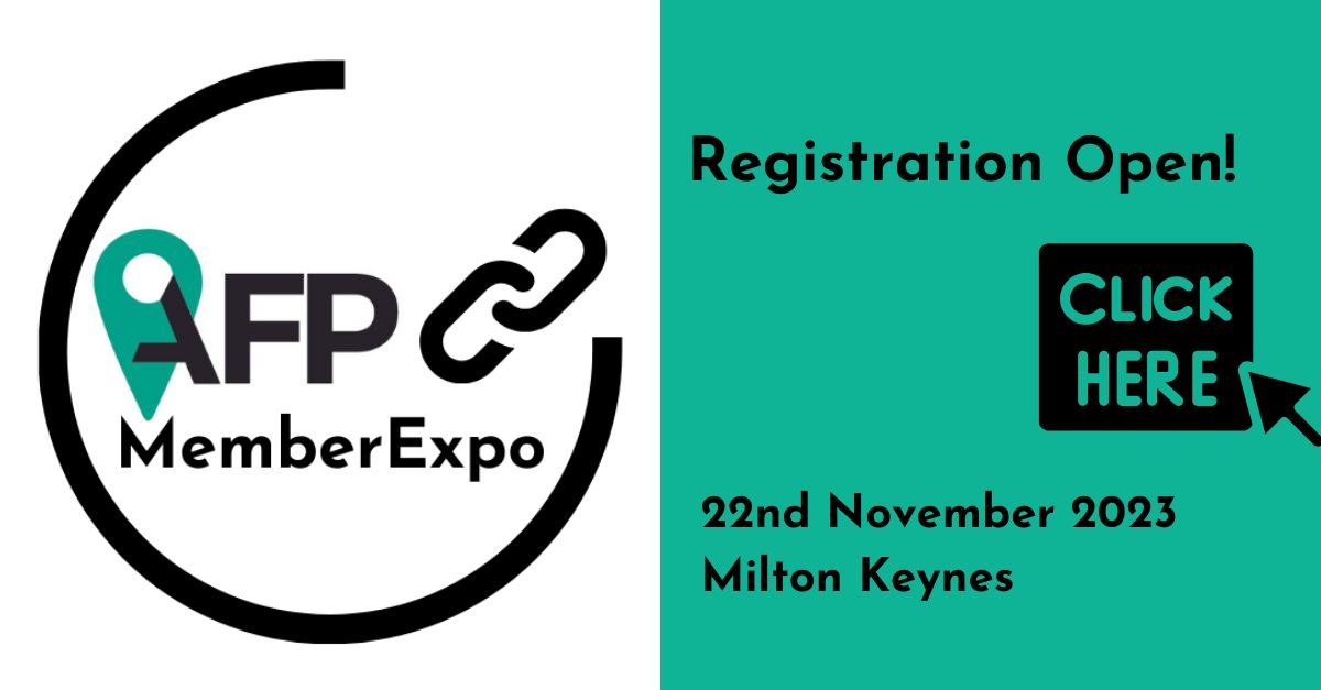 Just two weeks to go before our first ever AFP MemberExpo - Open to members or non-members Click here for more info: theafp.co.uk/MEMBEREXPO/