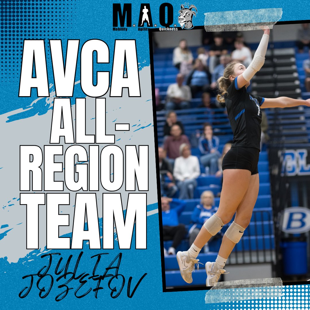MAQ Training (@gotmaq) on Twitter photo Shoutout to <a href="/JozefovJulia/">Julia Jozefov</a> for making the AVCA All-Region Team 🔥👏🏻 An amazing honor to add to a great senior season. So proud of you Jules!!!💪🏻🐐🌟 Shoutout to <a href="/JozefovJulia/">Julia Jozefov</a> for making the AVCA All-Region Team 🔥👏🏻 An amazing honor to add to a great senior season. So proud of you Jules!!!💪🏻🐐🌟
