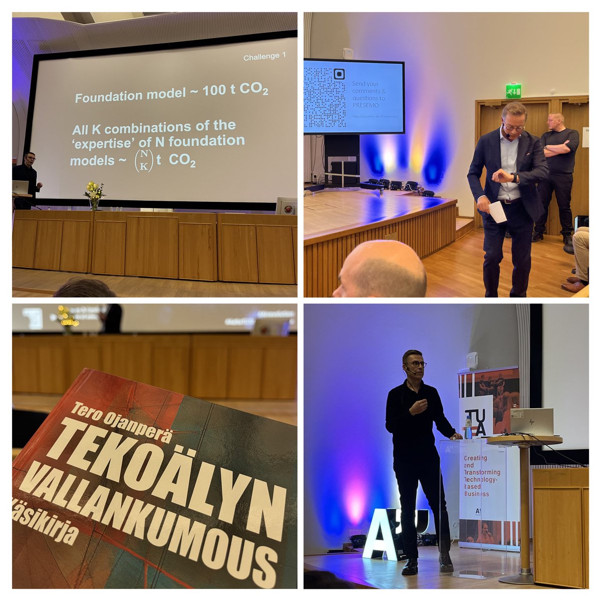 Tekoälyn vallankumous on täällä. AI revolution -seminaari tarjosi huippupuhujat ja keräsi Aalto-yliopistoon täyden salillisen vakuuttumaan #tekoäly haasteista ja mahdollisuuksista. Kiitos isäntämme <a href="/TeroOjanpera/">Tero Ojanpera</a> ja <a href="/alexstubb/">Alexander Stubb</a> <a href="/samikaski/">Samuel Kaski</a> <a href="/merjaya/">Merja Ylä-Anttila</a> <a href="/kalkio/">Kimmo Alkio</a>