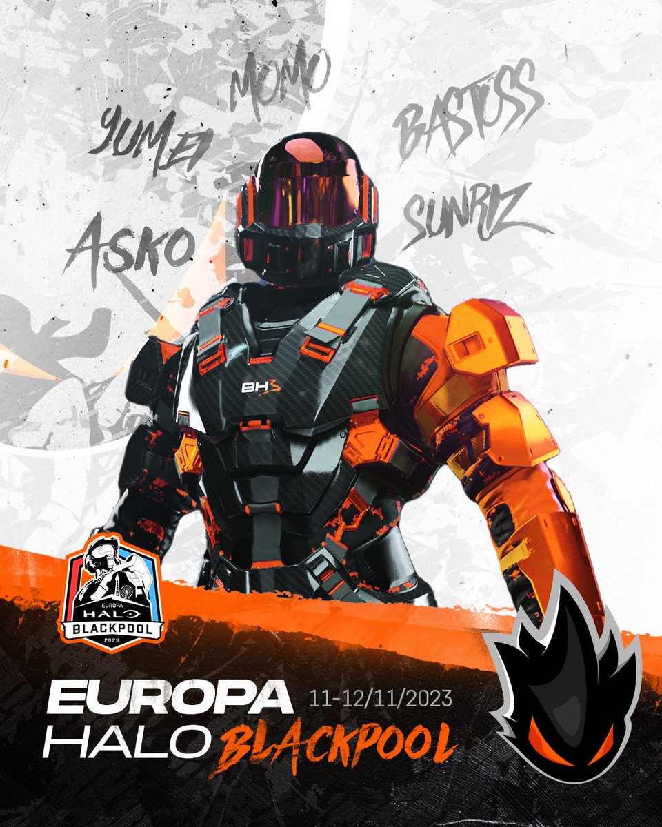 🏆 <a href="/EUROPAHALO/">Europa Halo 🇪🇺</a> BLACKPOOL 🏆

<a href="/BH3_Esport/">BH3-Esport</a> arrive à Blackpool 🇬🇧 pour mettre le feu !

Suivez notre roster <a href="/Halo/">Halo</a> pour la dernière lan de la saison :
🟠 <a href="/junomadethis/">aASKQ</a>
⚪ <a href="/BastosSHCS/">BastosS</a>
🟠 @21Sunriz
⚪ <a href="/yYumei_/">Yumei</a>
🟠 <a href="/momonatortv/">Momo</a>

#BH3Halo #EHBlackpool23