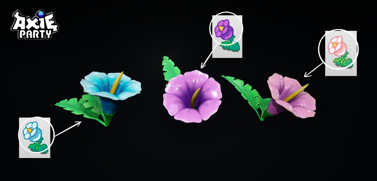 AxiePartyGame's tweet photo. ✨Dive into the magical world of Mystic Floors at #AxieGameJam2023! 🌸 Explore the remnants of Forest Hoops with the lingering beauty of these captivating flowers. Stay tuned for more enchanting details! 🎮🌿
@AxieInfinity 
@SkyMavisHQ https://t.co/KY9KsjV0FB