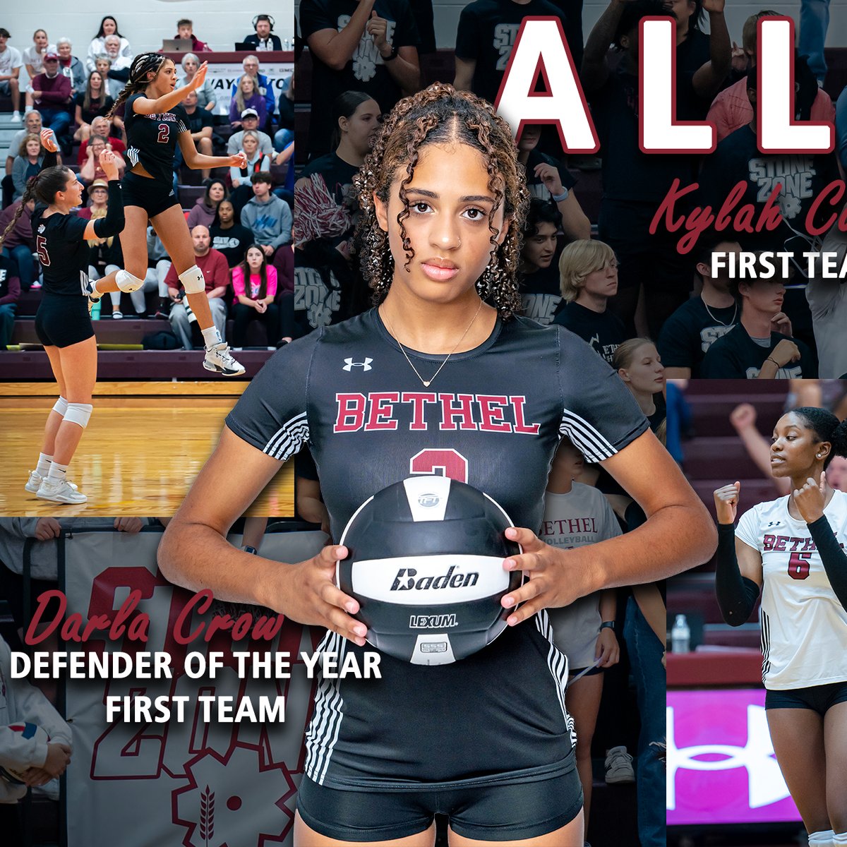 ThreshersSports's tweet image. Congratulations to Darla, Kylah, Cameron, Jordan and Kaitlyn for the All-KCAC Volleyball Selections. #RollOn #WeAreThreshers