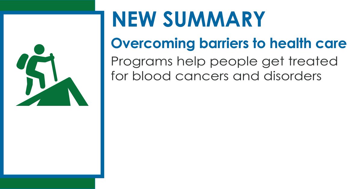 The National Marrow Donor Program (NMDP) / @BeTheMatch helps people get treated for leukemia, sickle cell disease, and other blood disorders. Read more about this recent study: cibmtr.org/Files/Patient-…