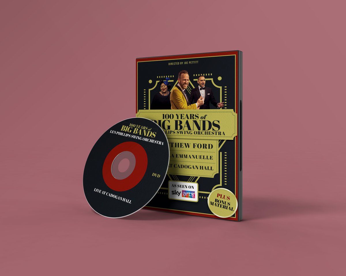 New DVD out now! Now in-stock and available from our online store, 100 Years of Big Bands - THE DVD! The whole Sky Arts concert in HD with superb sound quality. Plus 2 previously un-televised bonus tracks. With @mattfordsinger & @nicolalovesdogs. lpswingorchestra.com/shop